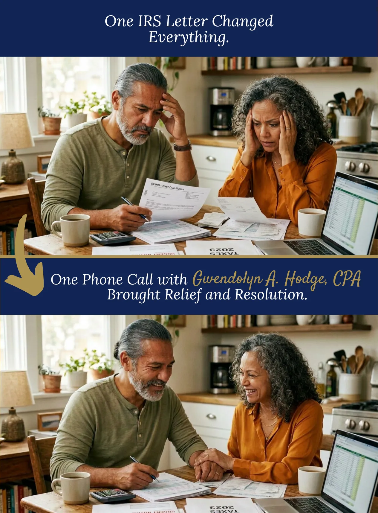 Daytona Beach CPA, Gwendolyn A. Hodge, helps individuals & small businesses with tax debt penalties, IRS notices & IRS audits